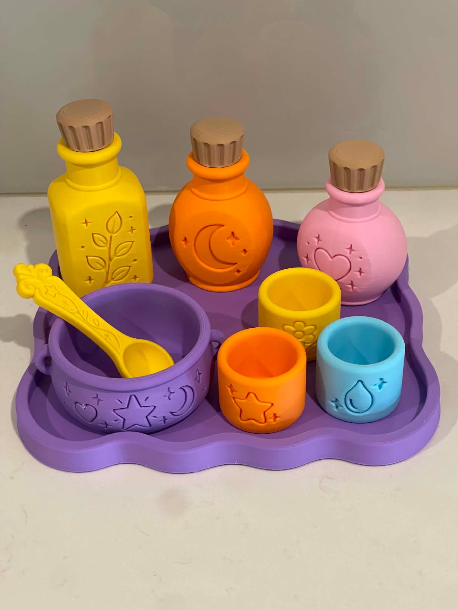 Colourful Magic Potion Water Play Set by ZKM Creations