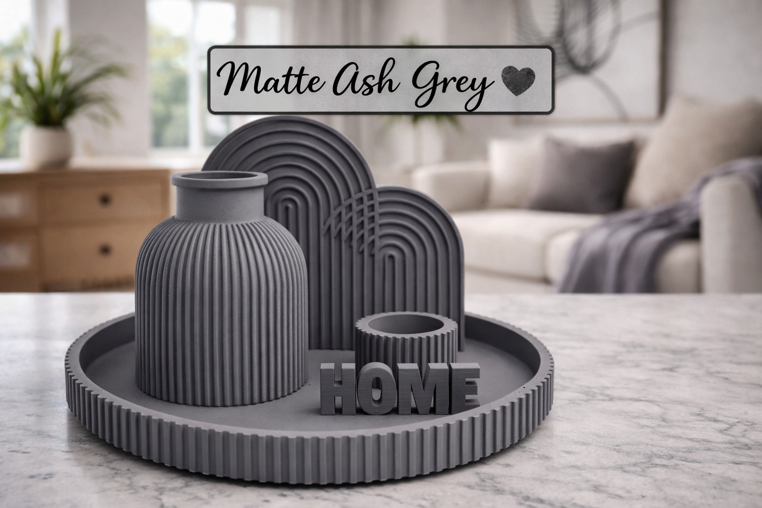 Minimalist Arch Vase Decor Set - Image 3
