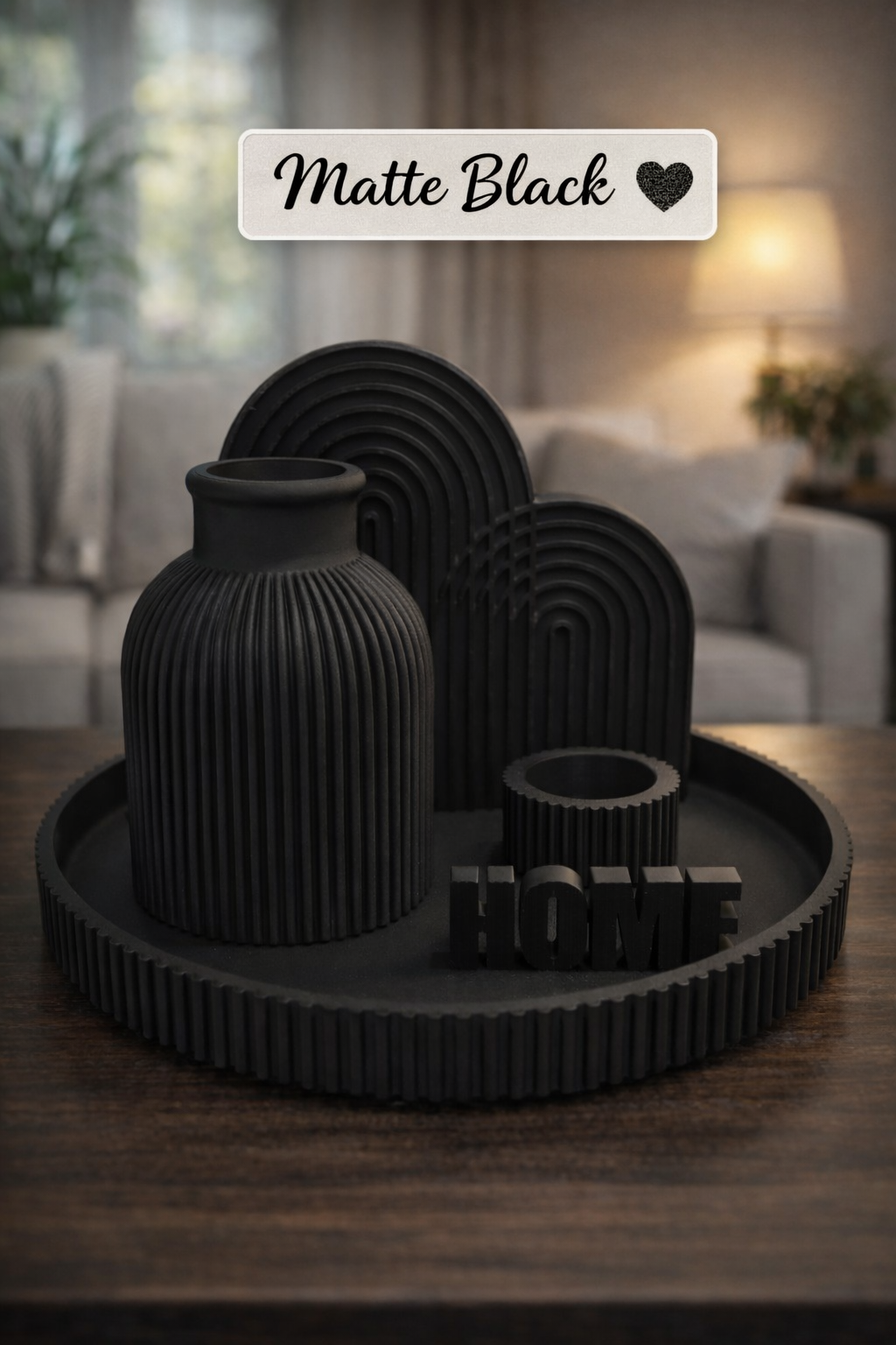 Minimalist Arch Vase Decor Set - Image 2